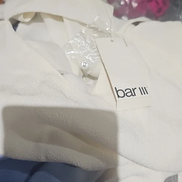 Bar III Ombre Maxi Dress - Blue and WhiteSleevesless White & Blue Size small nwt - Picture 12 of 12